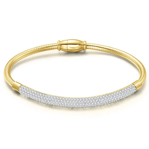 Drop Shipping Fashion Woman Bracelet and Bangles With Magnetic Clasp Women Stainless Steel Bracelet Bangles Jewelry Wholesale